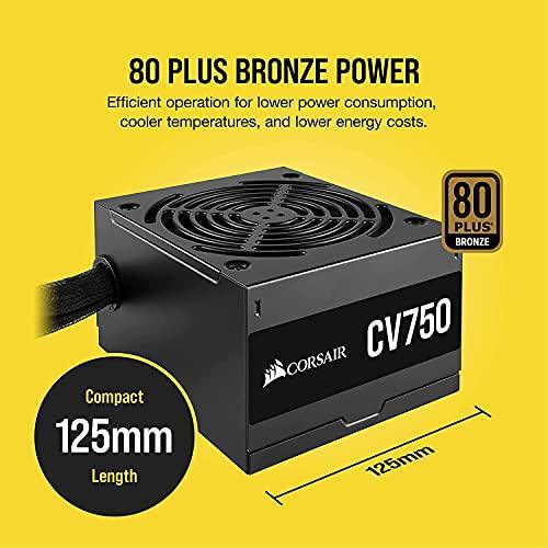 Corsair CV Series CV750 80 Plus Bronze ATX Power Supply - Triveni World