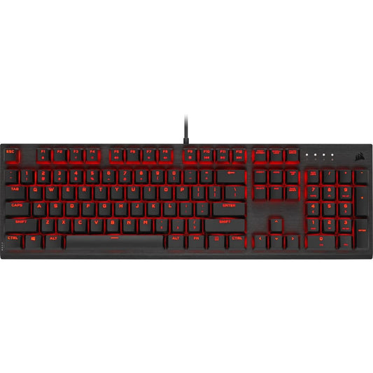 Corsair K60 PRO USB Cherry Mechanical Key switches -Durable Aluminum Frame -Per-Key Red LED Backlighting Gaming Keyboard - Black - Triveni World