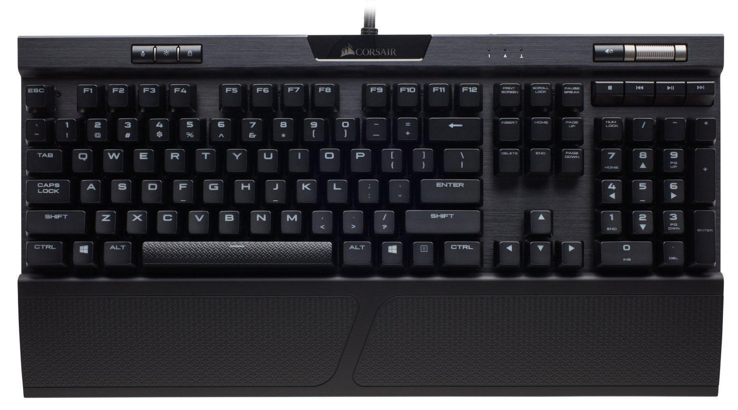 Corsair K70 MK.2 RGB LED Backlit Wired Mechanical Cherry MX Silent Gaming Keyboard (Black) - Triveni World