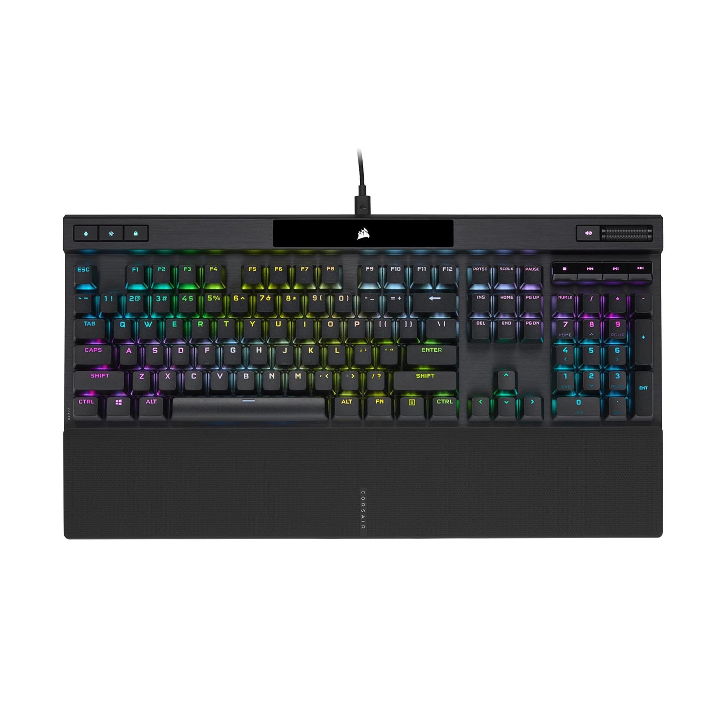 Corsair K70 RGB PRO Mechanical Gaming Keyboard, Backlit RGB LED, Cherry MX Brown Keyswitches, Black - Triveni World