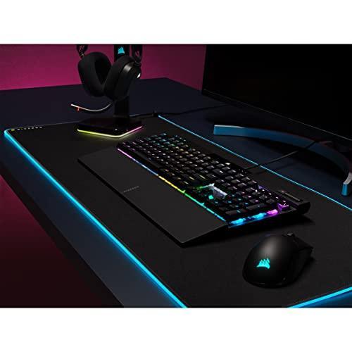 Corsair K70 RGB PRO Wired Mechanical Gaming Keyboard (Cherry MX RGB Red Switches: Linear and Fast, 8,000Hz Hyper-Polling, PBT Double-Shot PRO Keycaps, Soft-Touch Palm Rest) QWERTY, NA - Black - Triveni World