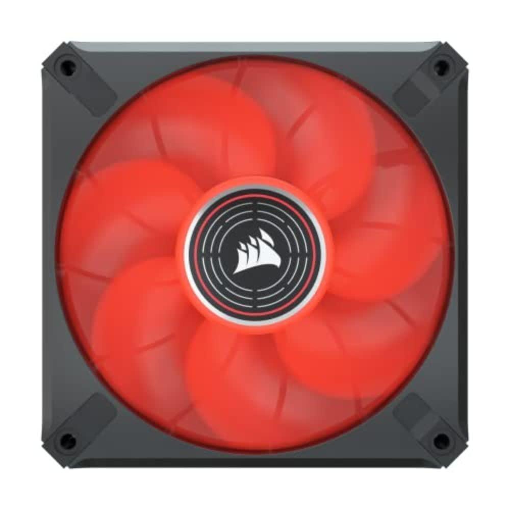 CORSAIR ML120 LED Elite, 120mm Magnetic Levitation Red LED Fan with AirGuide, Single Pack - Triveni World