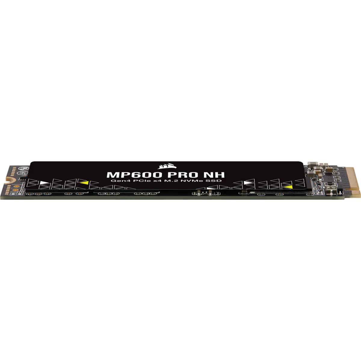 Corsair MP600 PRO NH 2TB PCIe Gen4 x4 NVMe M.2 SSD – 3D TLC NAND – M.2 2280 – Direct Storage Compatible- Up to 7000MB/s & 5700MB/s Sequential Read/Write Speed - No Heatsink - CSSD-F2000GBMP600PNH - Triveni World