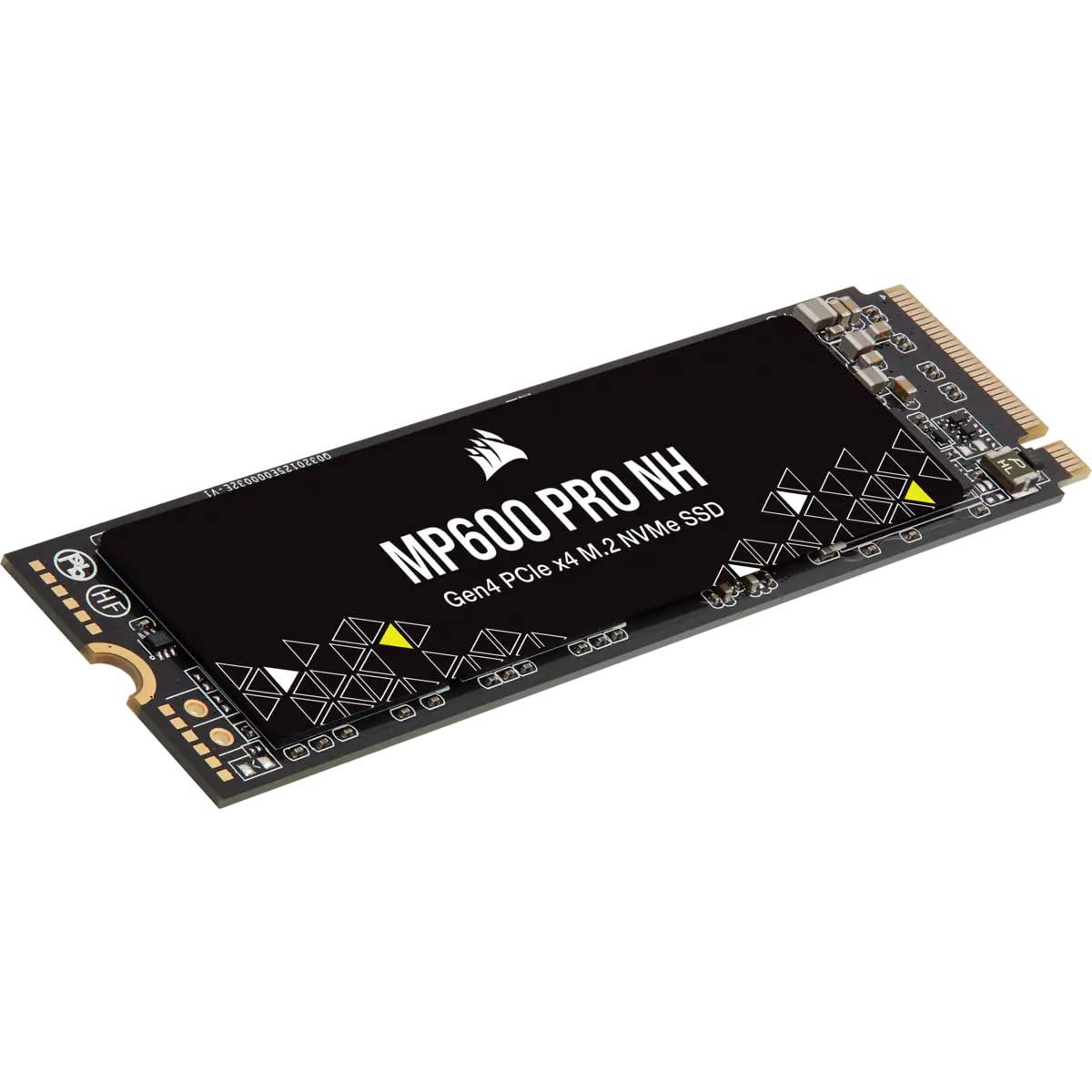 Corsair MP600 PRO NH 2TB PCIe Gen4 x4 NVMe M.2 SSD – 3D TLC NAND – M.2 2280 – Direct Storage Compatible- Up to 7000MB/s & 5700MB/s Sequential Read/Write Speed - No Heatsink - CSSD-F2000GBMP600PNH - Triveni World