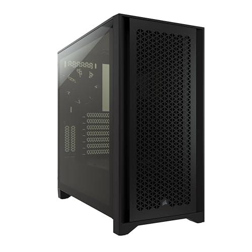 Corsair Tempered Glass, Alloy Steel 4000D Airflow Tempered Glass Mid-Tower ATX Case, Black (CC-9011200-WW) - Triveni World