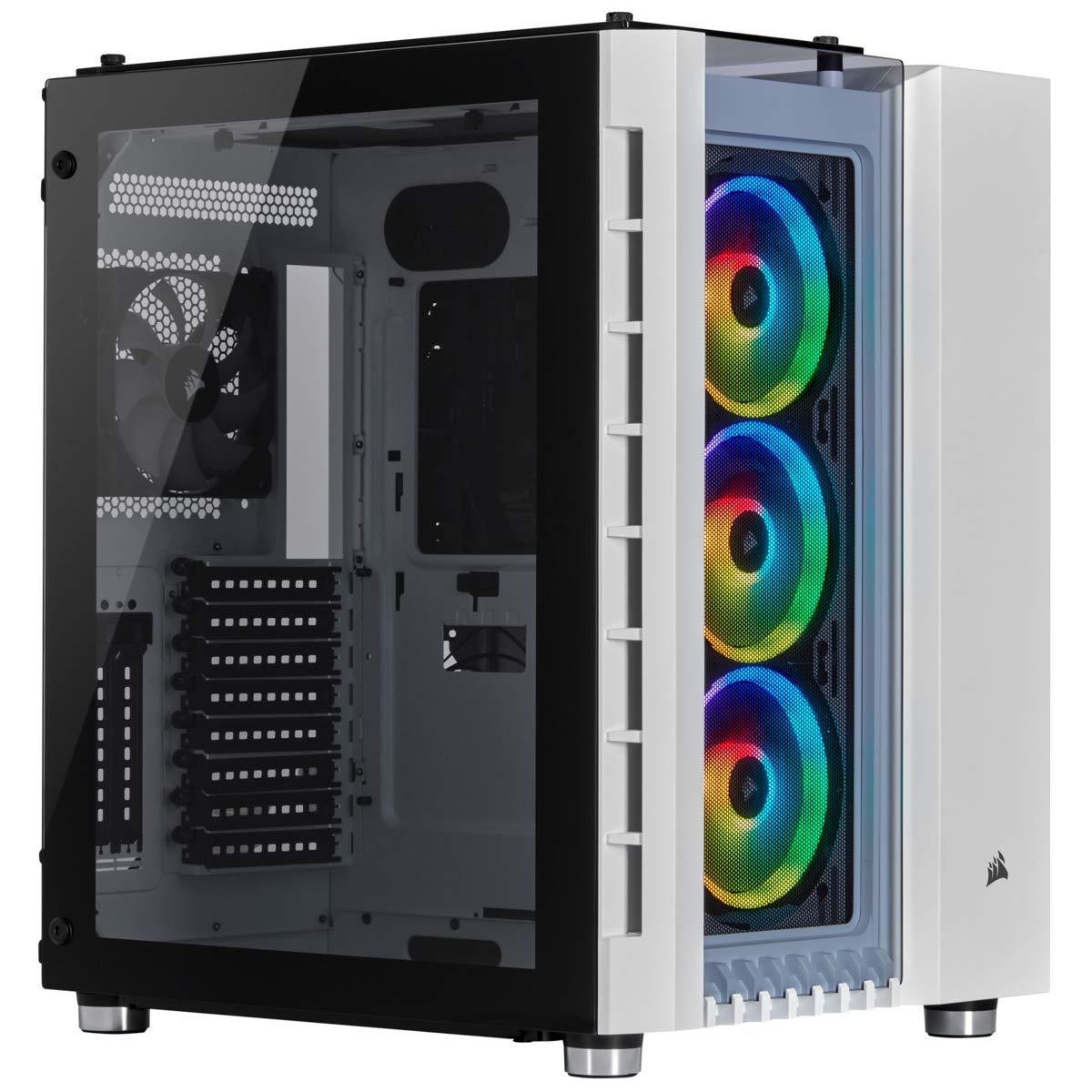 Corsair Tempered_Glass Series 680X Midi Tower Smart Case - White (Cc-9011169-Ww) - Triveni World