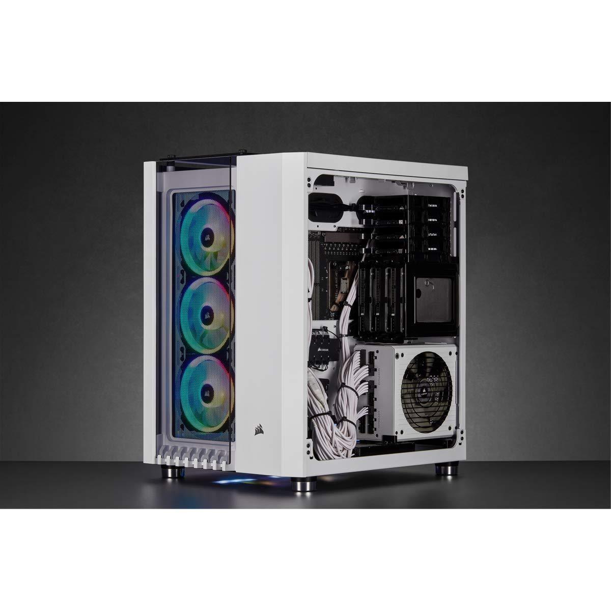 Corsair Tempered_Glass Series 680X Midi Tower Smart Case - White (Cc-9011169-Ww) - Triveni World