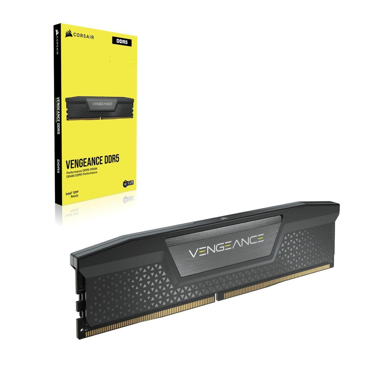 CORSAIR Vengeance 16GB RAM (1x16GB) DDR5 DRAM 5200MHz Memory Kit Black CMK16GX5M1B5200C40 - Triveni World