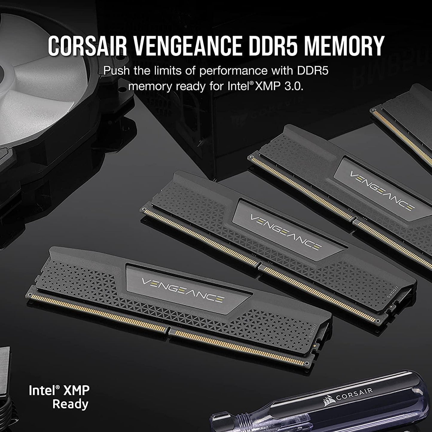 Corsair Vengeance 32Gb (2X16Gb) Ddr5 Dram 6000Mt/S Cl36 Memory Kit Black - Triveni World