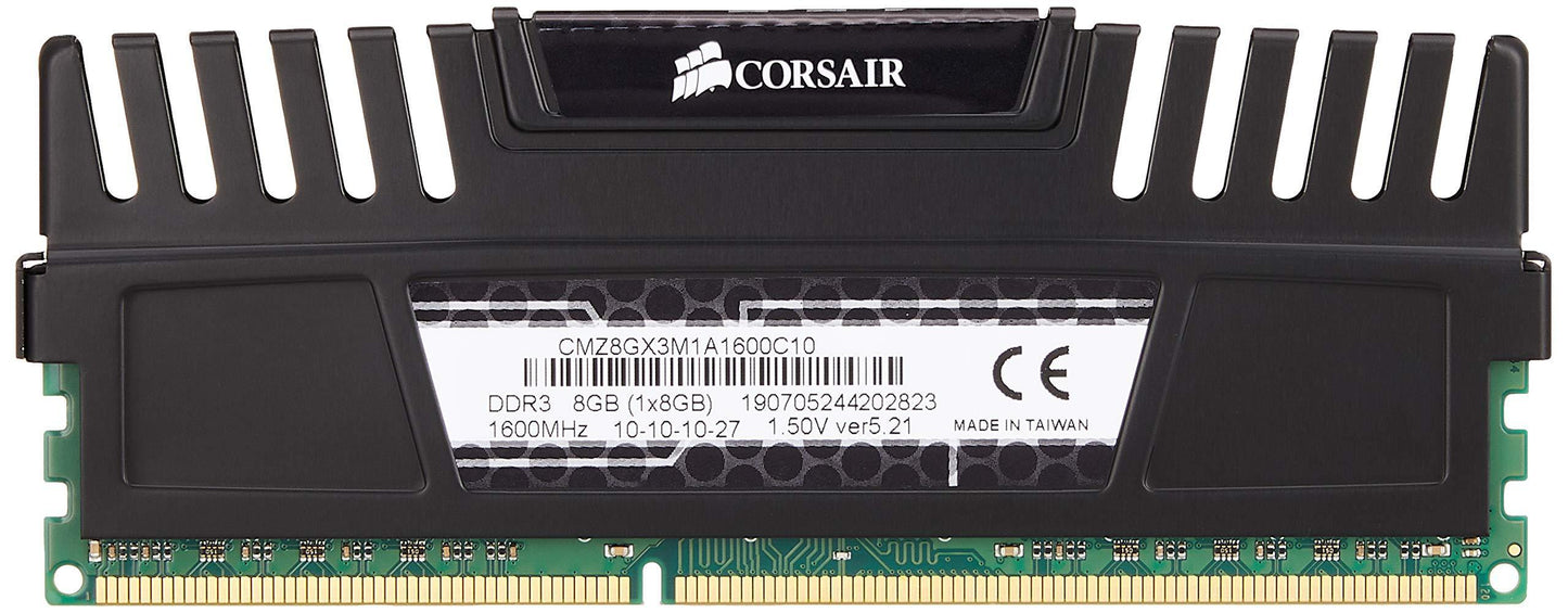 Corsair Vengeance 8GB DDR3 Memory Kit (CMZ8GX3M1A1600C10) - Triveni World