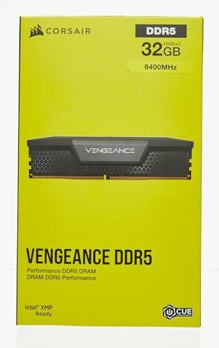 CORSAIR Vengeance DDR5 RAM 32GB (2x16GB) 6400MHz CL32 Intel XMP iCUE Compatible Computer Memory - Black (CMK32GX5M2B6400C32) - Triveni World