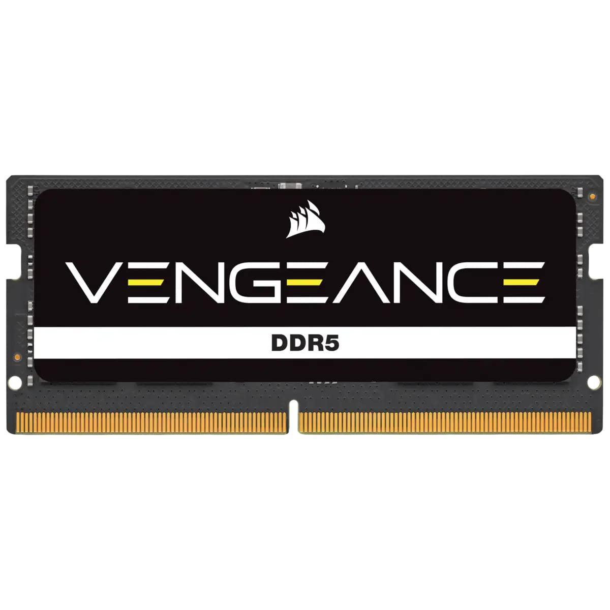 Corsair Vengeance DDR5 SODIMM 8GB (1x8GB) DDR5 4800MHz C40 (Compatible with Nearly Any Intel and AMD System, Easy Installation, Faster Load Times, Smoother Multitasking, XMP 3.0 Compatibility) Black - Triveni World