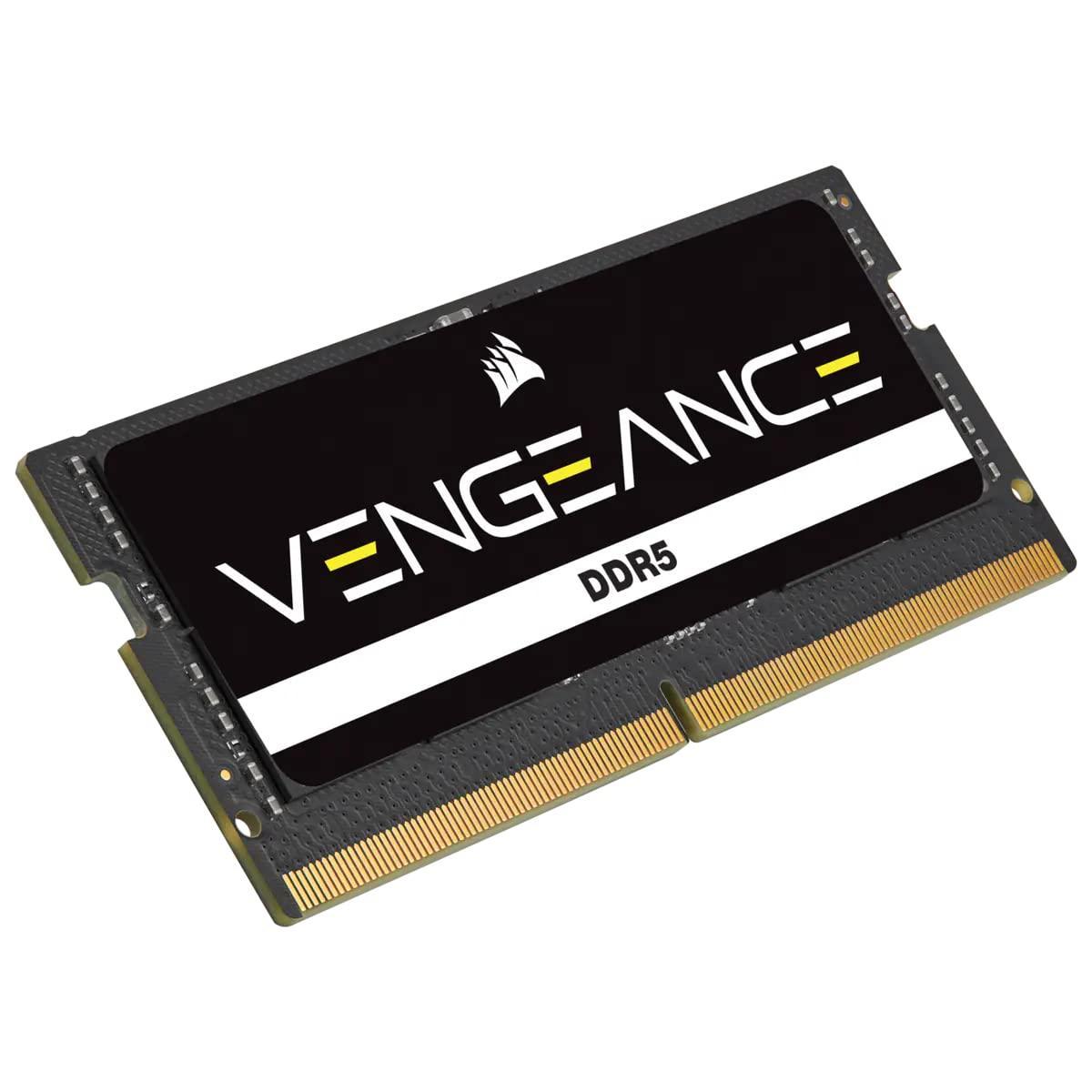 Corsair Vengeance DDR5 SODIMM 8GB (1x8GB) DDR5 4800MHz C40 (Compatible with Nearly Any Intel and AMD System, Easy Installation, Faster Load Times, Smoother Multitasking, XMP 3.0 Compatibility) Black - Triveni World