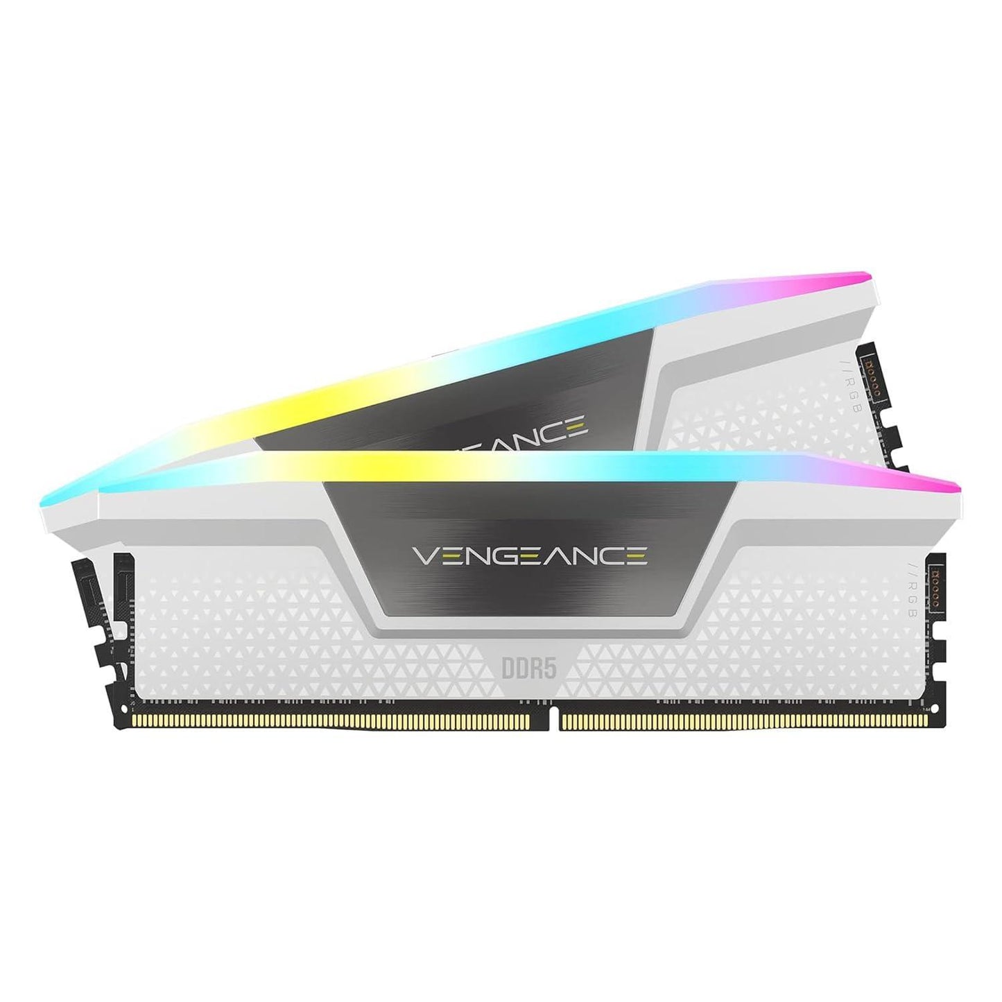 CORSAIR VENGEANCE RGB DDR5 RAM 32GB (2x16GB) 6400MHz CL36 Intel XMP iCUE Compatible Computer Memory - White (CMH32GX5M2B6400C36W) - Triveni World