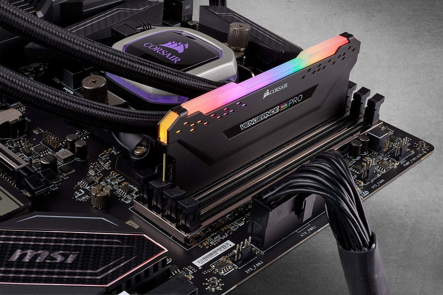 Corsair Vengeance RGB Pro 8GB (1x8GB) DDR4 3200 (PC4-25600) C16 Optimized for AMD Ryzen ? Black - Triveni World