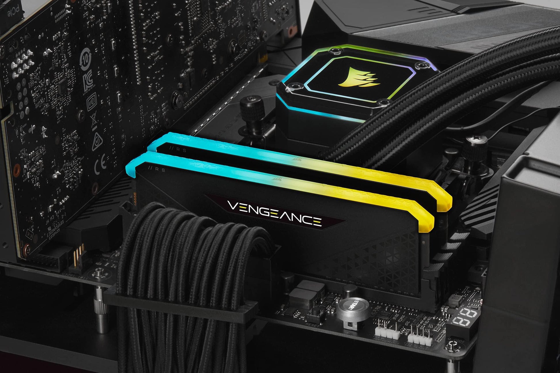 CORSAIR Vengeance RGB RS 64GB (2x32GB) DDR4 3200 (PC4-25600) C16 Desktop Memory - Triveni World