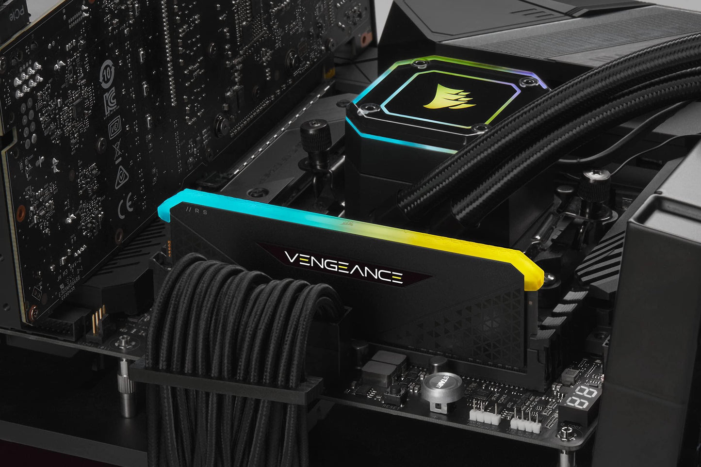 Corsair Vengeance RGB RS 8GB (1 x 8GB) DDR4 DRAM 3200MHz C16 Memory Kit (Black) - CMG8GX4M1E3200C16 - Triveni World