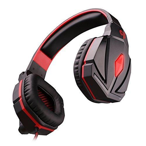 Cosmic Byte Over The Ear Headphone with Mic & LED - G4000 Edition (Red) - Triveni World