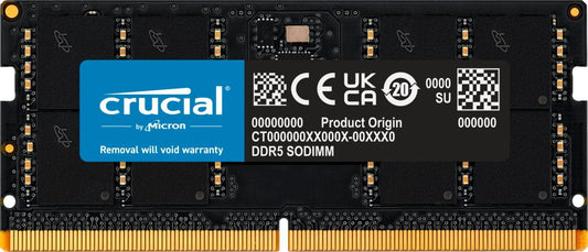 Crucial RAM 16GB DDR5 5600 MHz CL46 (16Gbit) Laptop Memory CT16G56C46S5 Black - Triveni World