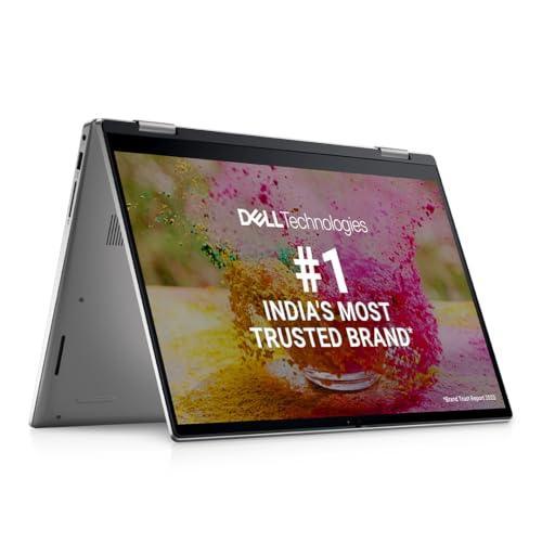 Dell Inspiron 7420 2in1 Laptop, 12th Gen Intel Core i3-1215U, 8GB, 256GB, Win 11+ MSO'21, 14.0" (35.56Cm) FHD+ Touch 250 nits, Backlit KB & FPR, McAfee 15 Months, Platinum Silver, Thin & Light-1.57Kg - Triveni World