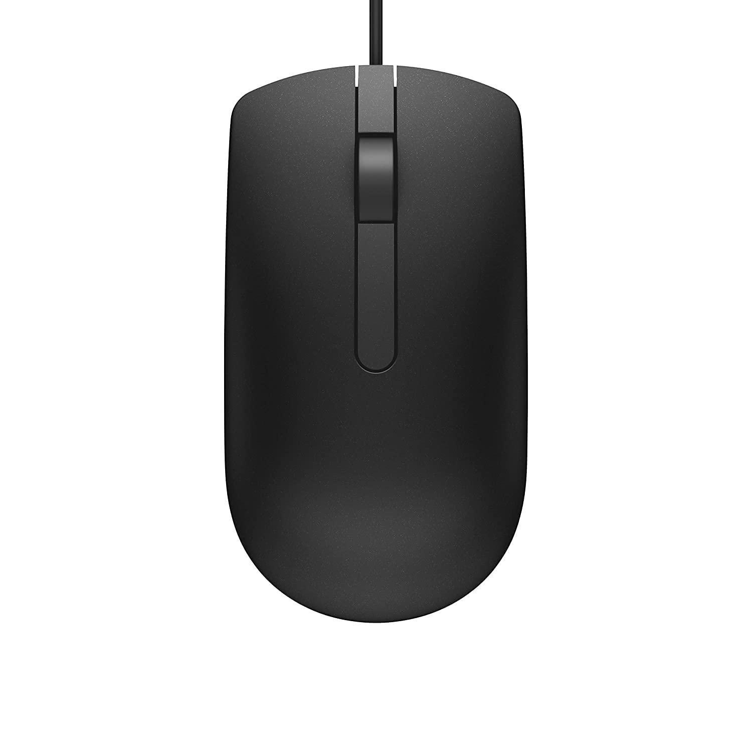 Dell MS116 Wired Optical Mouse, 1000DPI, LED Tracking, Scrolling Wheel, Plug and Play - Triveni World