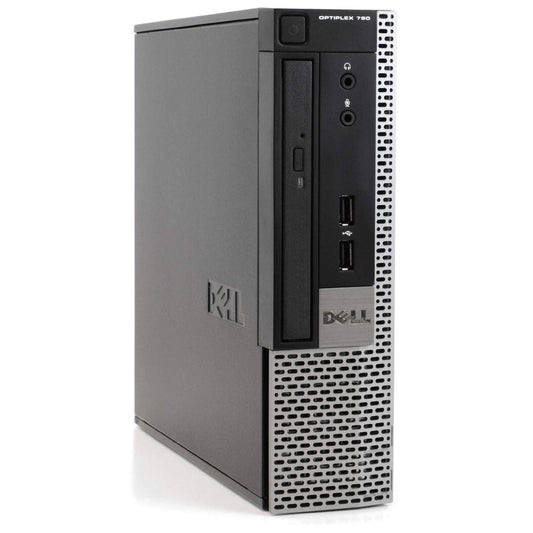 Dell (Refurbished) Optiplex 790 Desktop (Intel Core I3 /8 Gb Ram / 500 Gb Hdd/ Windows 10 Pro , Ms Office/Intel Q65 Express Chipset/Dvd R/W, Usb, Ethernet,Vga,Audio), Black - Triveni World