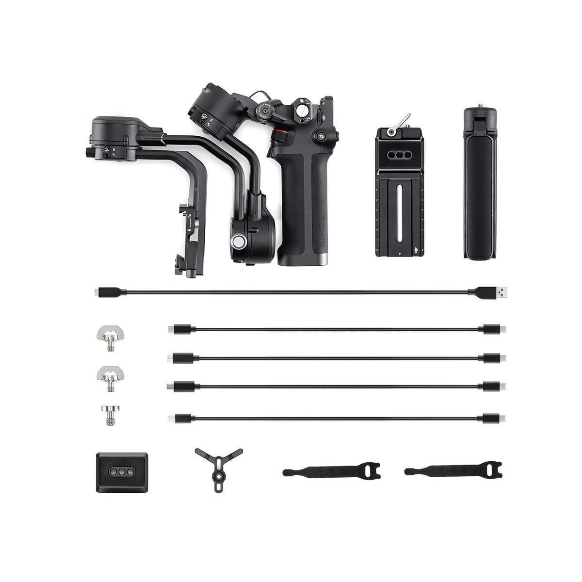 DJI RSC 2 3-Axis Gimbal Stabilizer for DSLR and Mirrorless Camera, Nikon Sony Panasonic Canon Fujifilm, 3kg Payload, Vertical Shooting, OLED Screen, Black - Triveni World