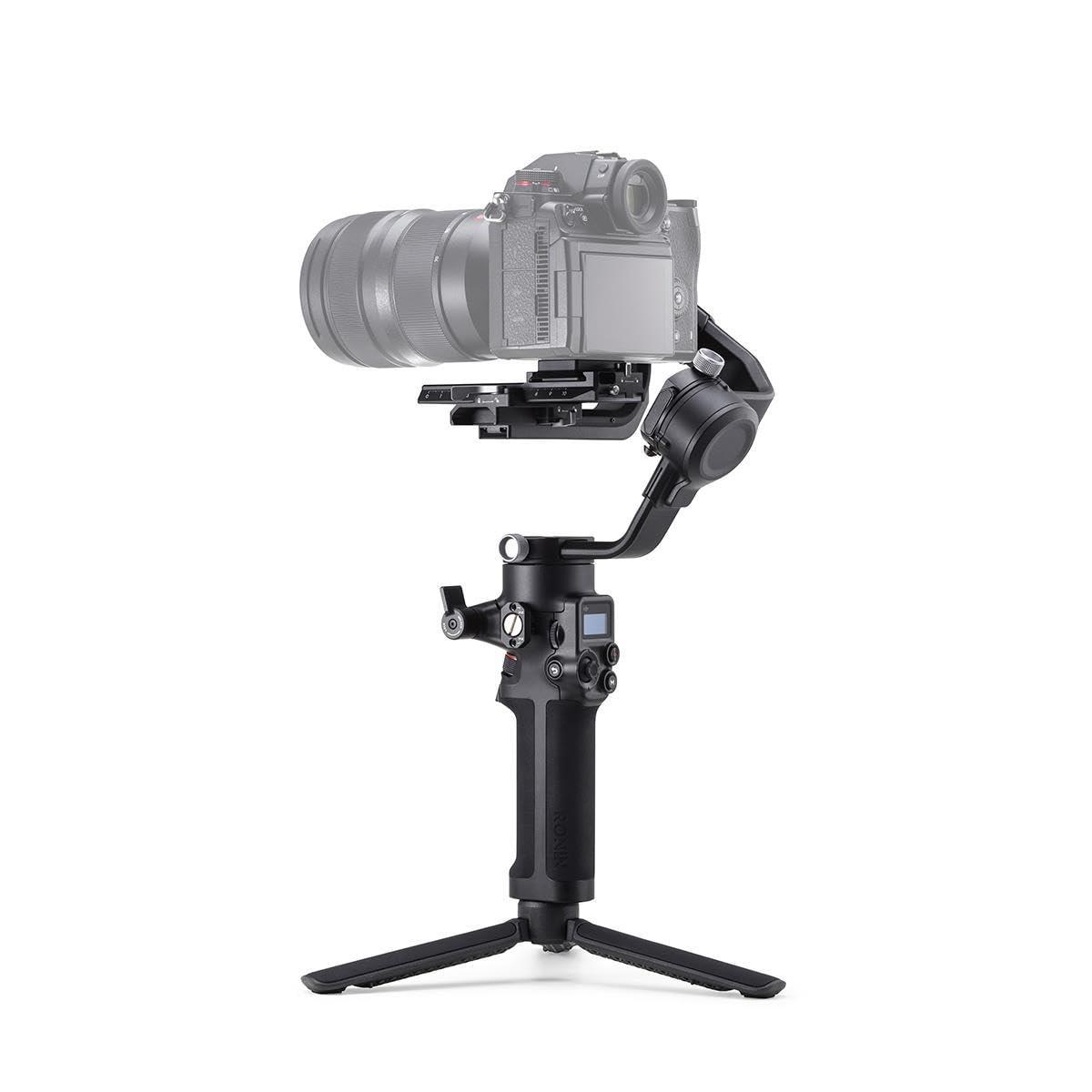 DJI RSC 2 3-Axis Gimbal Stabilizer for DSLR and Mirrorless Camera, Nikon Sony Panasonic Canon Fujifilm, 3kg Payload, Vertical Shooting, OLED Screen, Black - Triveni World