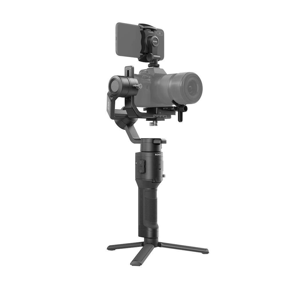 DJI RSC Lightweight and Compact, Superior Stabilization, 3-Axis Gimbal Stabilizer for Mirrorless Cameras, Nikon, Sony, Panasonic, Canon, 360 Degree Movement, 2kg Tested Payload, Axis Locks, Black - Triveni World