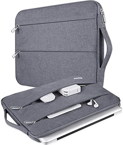 Dyazo 13.3 inch Laptop Bag Sleeve Sleeve Bag Cover for 13 inch Apple Mac Book Air Pro Retina 13 13.3 inch MacBook 13.3 inch and all other laptops & Notebooks with front packet and handle (Grey) - Triveni World