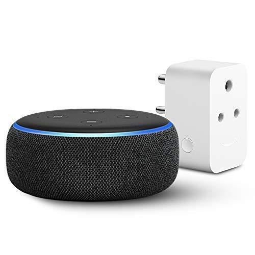 Echo Dot (3rd Gen, Black) combo with Amazon Smart Plug - Triveni World