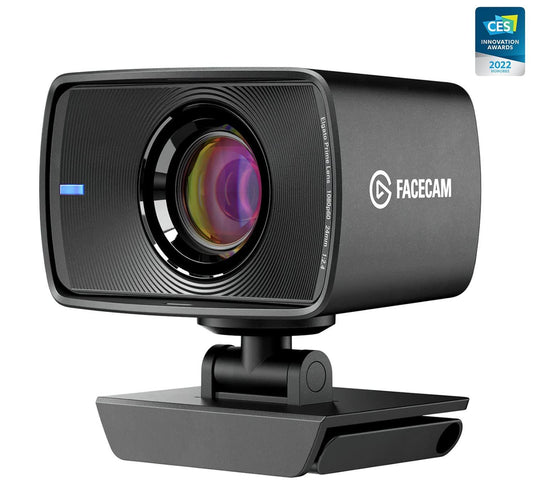 elgato Facecam - True 1080p Optical Zoom 60 Full HD Webcam, Fixed-Focus Glass Lens, Indoor Lighting, onboard Memory, Detachable USB-C, Black - Triveni World