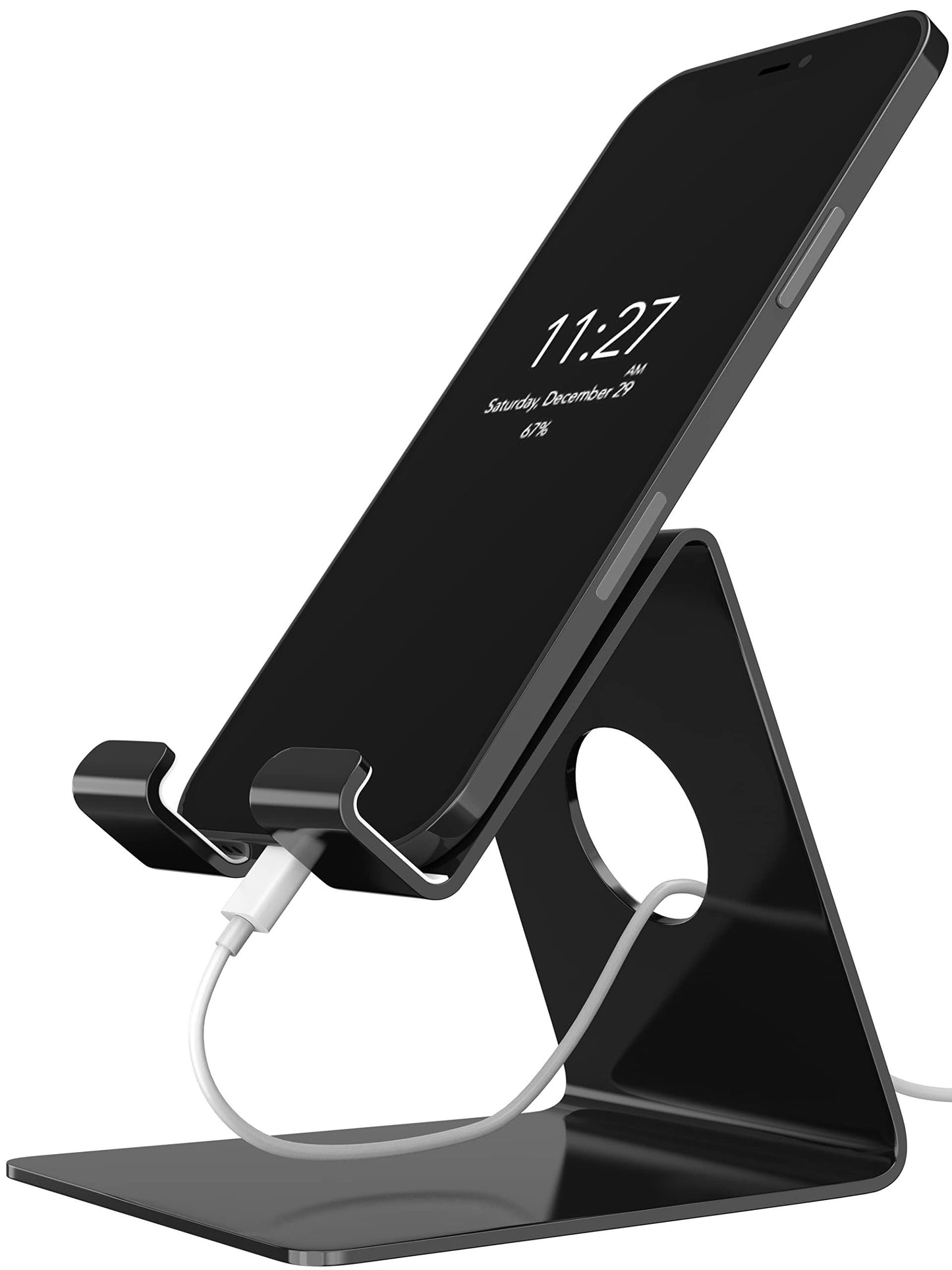 ELV Mobile Phone Mount Tabletop Holder for Phones and Tablets - Black - Triveni World