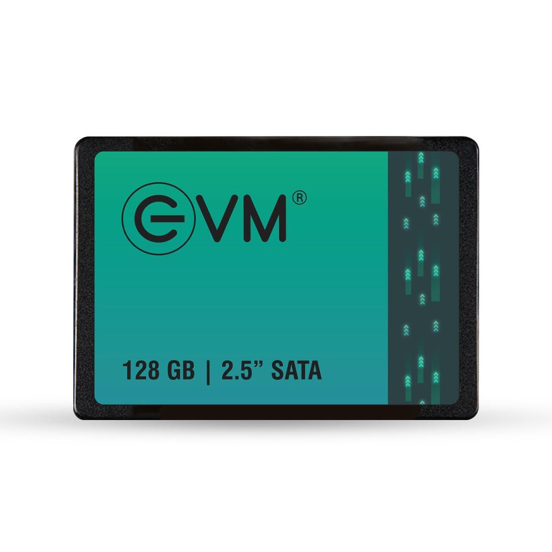 EVM 128GB 2.5 Inch SATA Internal SSD - Read: 550MB/s & Write: 500MB/s - SATA Solid-State Drive - 5Years Warranty (EVM25/128GB) - Triveni World