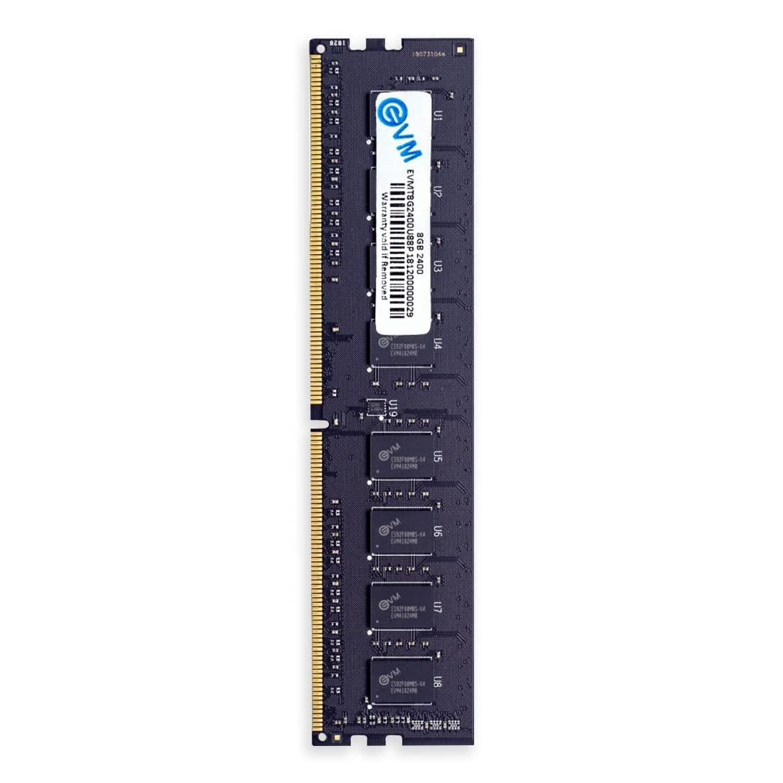 EVM 8GB DDR4 Desktop RAM 2400MHz Long-DIMM - Update Your Desktop's Performance with 10-Year Warranty - (EVMT8G2400U88P) - Triveni World