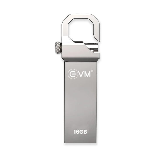 EVM EnStore 16GB Metal USB 2.0 Flash Drive - High Read Speeds up to 15MB/s & Write Speeds up to 8MB/s - Durable Metal Casing - Ideal for Data Transfer & Storage - (EVMPD/16GB) - Triveni World