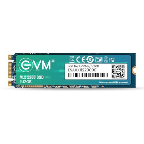 EVM M.2 (2280) 512GB SATA Internal SSD - Read: 540MB/s & Write: 450MB/s - Solid State Drive with 5 Years Warranty (EVMM2/512GB) - Triveni World