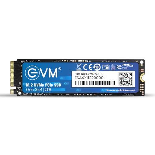 EVM M.2 NVMe (2280) 2TB Internal SSD - 3500MB/s Read - PCIe Interface Gen 3x4-4X Faster Than SATA SSD- 5 Year Warranty (EVMNV/2TB) - Triveni World