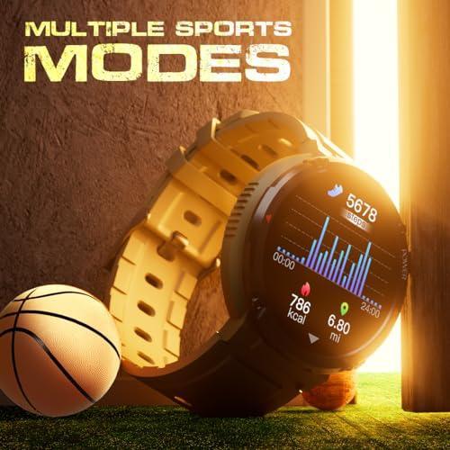 Fire-Boltt Armour, Sporty Rugged Outdoor Smart Watch with a 1.6" High-Resolution HD Display, Shockproof Metal Body, Bluetooth Calling 600 mAh Battery - Triveni World