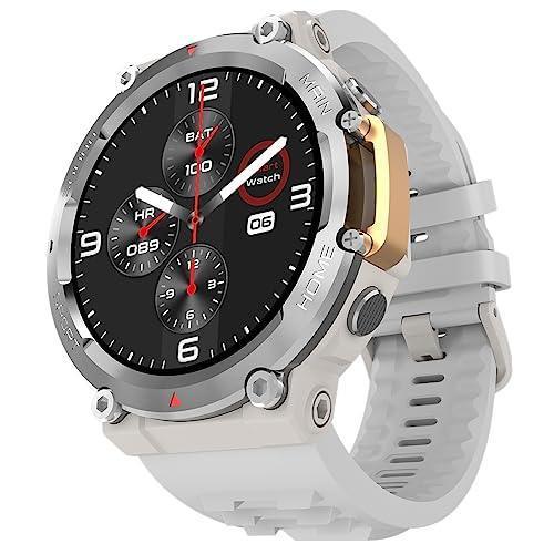 Fire-Boltt Artillery 1.5” HD Display Smart Watch, Shockproof Design, Rugged Looks, Motion Sensor Gaming, 320 mAh Battery, Bluetooth Calling, 100+ Sports Modes, Health Suite, Inbuilt Games (Grey) - Triveni World