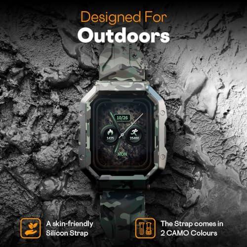 Fire-Boltt Cobra Smart Watch 1.78" Always-On AMOLED Display, Army Grade Strong Build, Bluetooth Calling with 123 Sports Modes, 60 Hz Refresh Rate, IP68 Rating - Triveni World