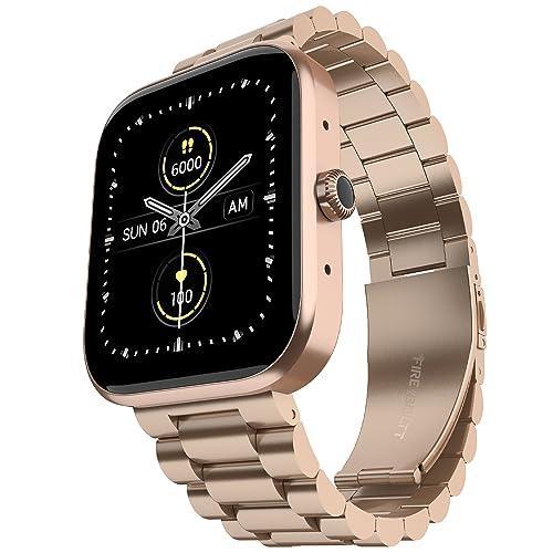 Fire-Boltt Encore Stainless Steel Smart Watch with 1.83” Full Touch Screen Display,240 * 284 PPI, Bluetooth Calling,10-Days Battery Life,IP67 Water Resistant,Upgraded Health Sensors (Rose Gold) - Triveni World