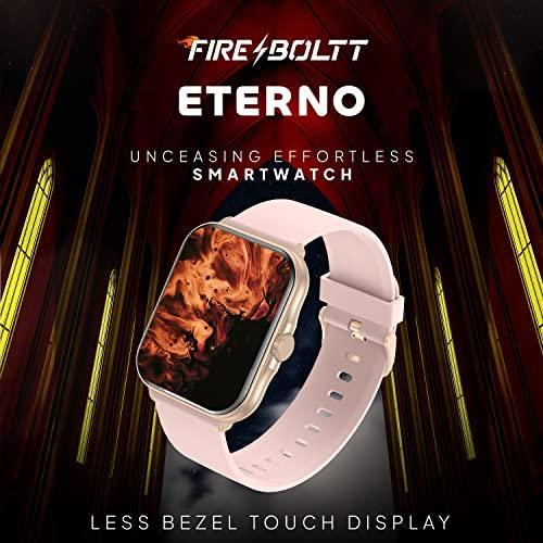 Fire-Boltt Eterno 1.99" Largest Display, Bluetooth Calling Smartwatch with 1184mm Display Area, AI Voice Assistant, 120+ Sports Modes (Yoga) with Smart Split Screen to Toggle between functions, Gaming on the Wrist - Triveni World