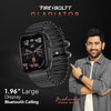 Fire-Boltt Gladiator 1.96" Biggest Display Smart Watch with Bluetooth Calling, Voice Assistant &123 Sports Modes, 8 Unique UI Interactions, SpO2, 24/7 Heart Rate Tracking (Black) - Triveni World