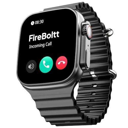 Fire-Boltt Gladiator 1.96" Biggest Display Smart Watch with Bluetooth Calling, Voice Assistant &123 Sports Modes, 8 Unique UI Interactions, SpO2, 24/7 Heart Rate Tracking (Black) - Triveni World