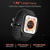 Fire-Boltt Gladiator 1.96" Biggest Display Smart Watch with Bluetooth Calling, Voice Assistant &123 Sports Modes, 8 Unique UI Interactions, SpO2, 24/7 Heart Rate Tracking (Black) - Triveni World