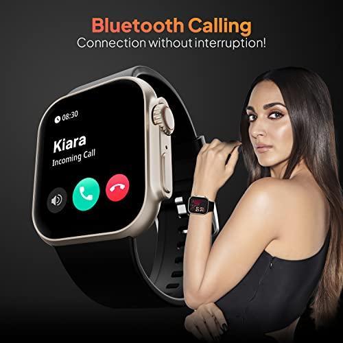 Fire-Boltt Gladiator 1.96" Biggest Display Smart Watch with Bluetooth Calling, Voice Assistant &123 Sports Modes, 8 Unique UI Interactions, SpO2, 24/7 Heart Rate Tracking (Gold Black) - Triveni World