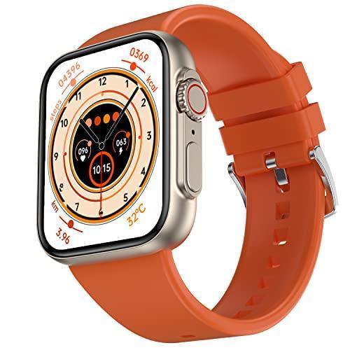 Fire-Boltt Gladiator 1.96" Biggest Display Smart Watch with Bluetooth Calling, Voice Assistant &123 Sports Modes, 8 Unique UI Interactions, SpO2, 24/7 Heart Rate Tracking (Orange) - Triveni World