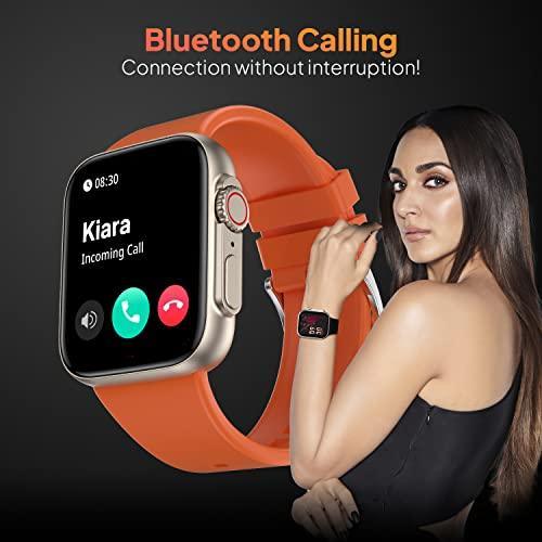 Fire-Boltt Gladiator 1.96" Biggest Display Smart Watch with Bluetooth Calling, Voice Assistant &123 Sports Modes, 8 Unique UI Interactions, SpO2, 24/7 Heart Rate Tracking (Orange) - Triveni World