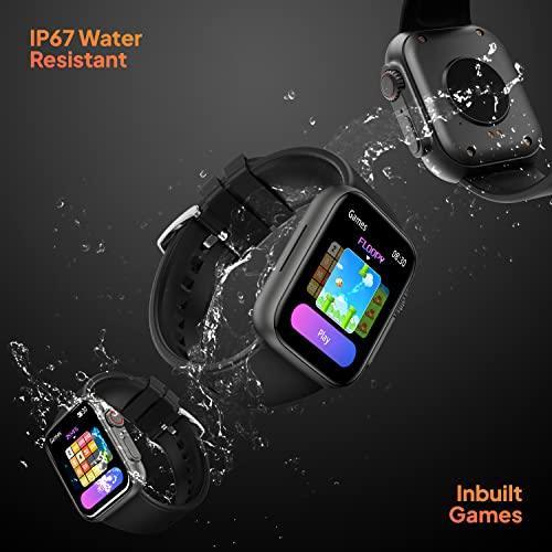 Fire-Boltt Gladiator 1.96" Biggest Display Smart Watch with Bluetooth Calling, Voice Assistant &123 Sports Modes, 8 Unique UI Interactions, SpO2, 24/7 Heart Rate Tracking (Black) - Triveni World